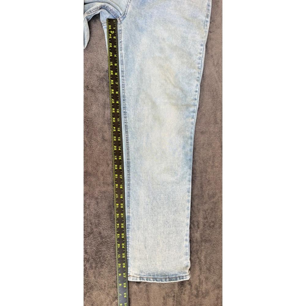 Frye Jeans Women 6/28 Light Stonewash Blue Straight Leg Western Cowgirl Casual - Picture 14 of 16